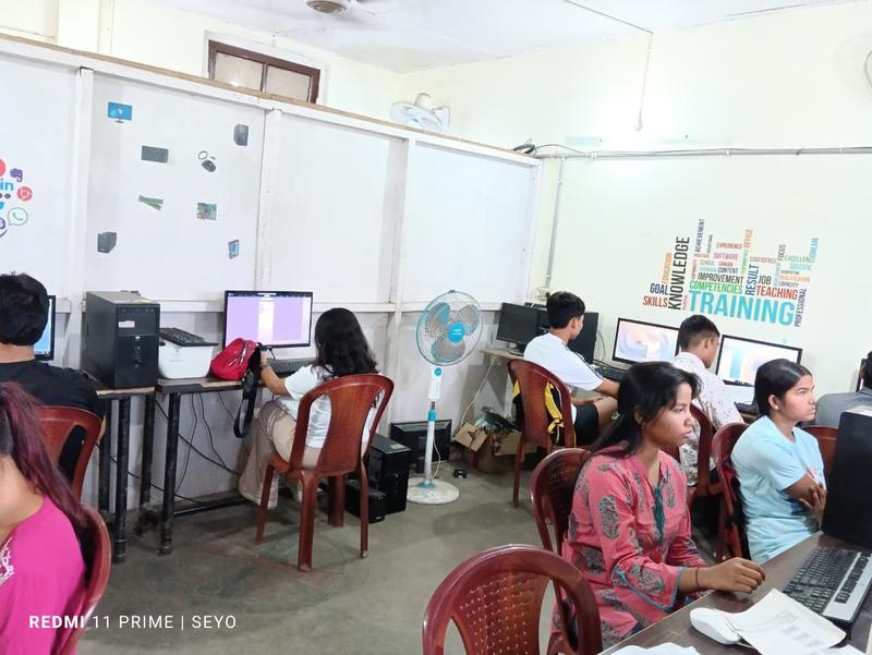 Computer training session at Insight Computers